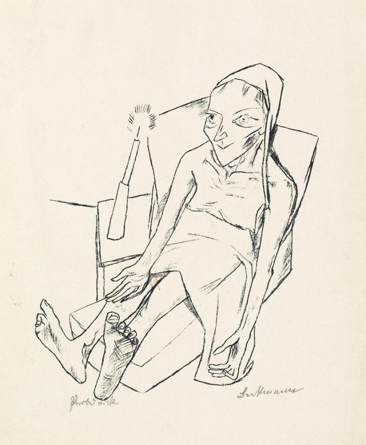 MAX BECKMANN Die Kranke.
