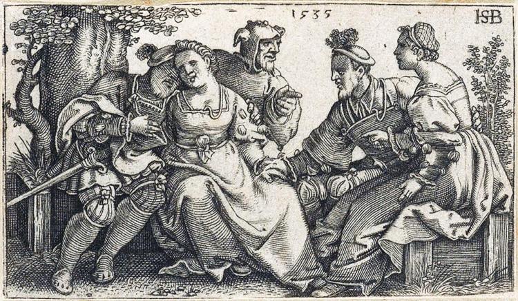 HANS SEBALD BEHAM Two engravings.