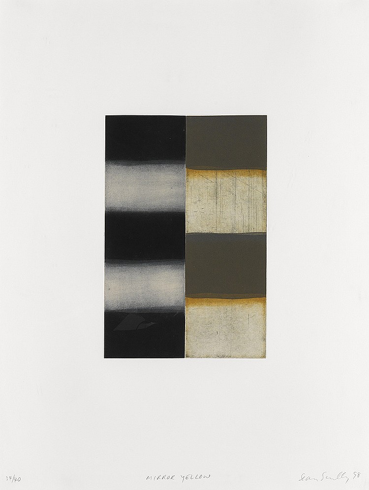 SEAN SCULLY Mirror Yellow.