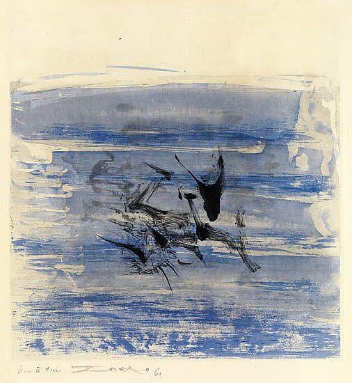 ZAO WOU-KI Sans titre.