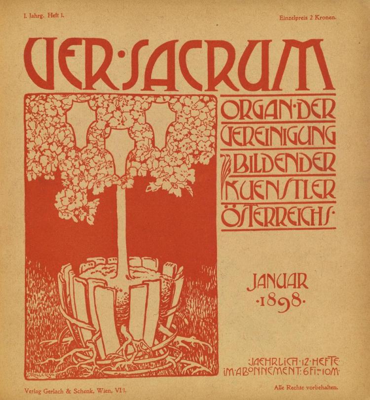 (KLIMT, GUSTAV / VIENNA SECESSION.) Ver Sacrum