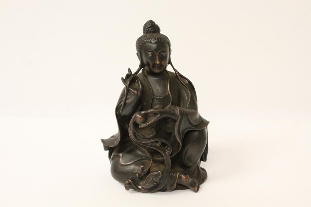 Chinese antique bronze sculpture of Buddha