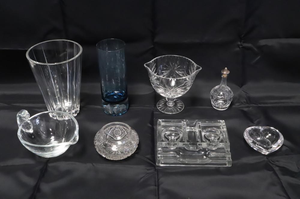 Lot of crystal pieces
