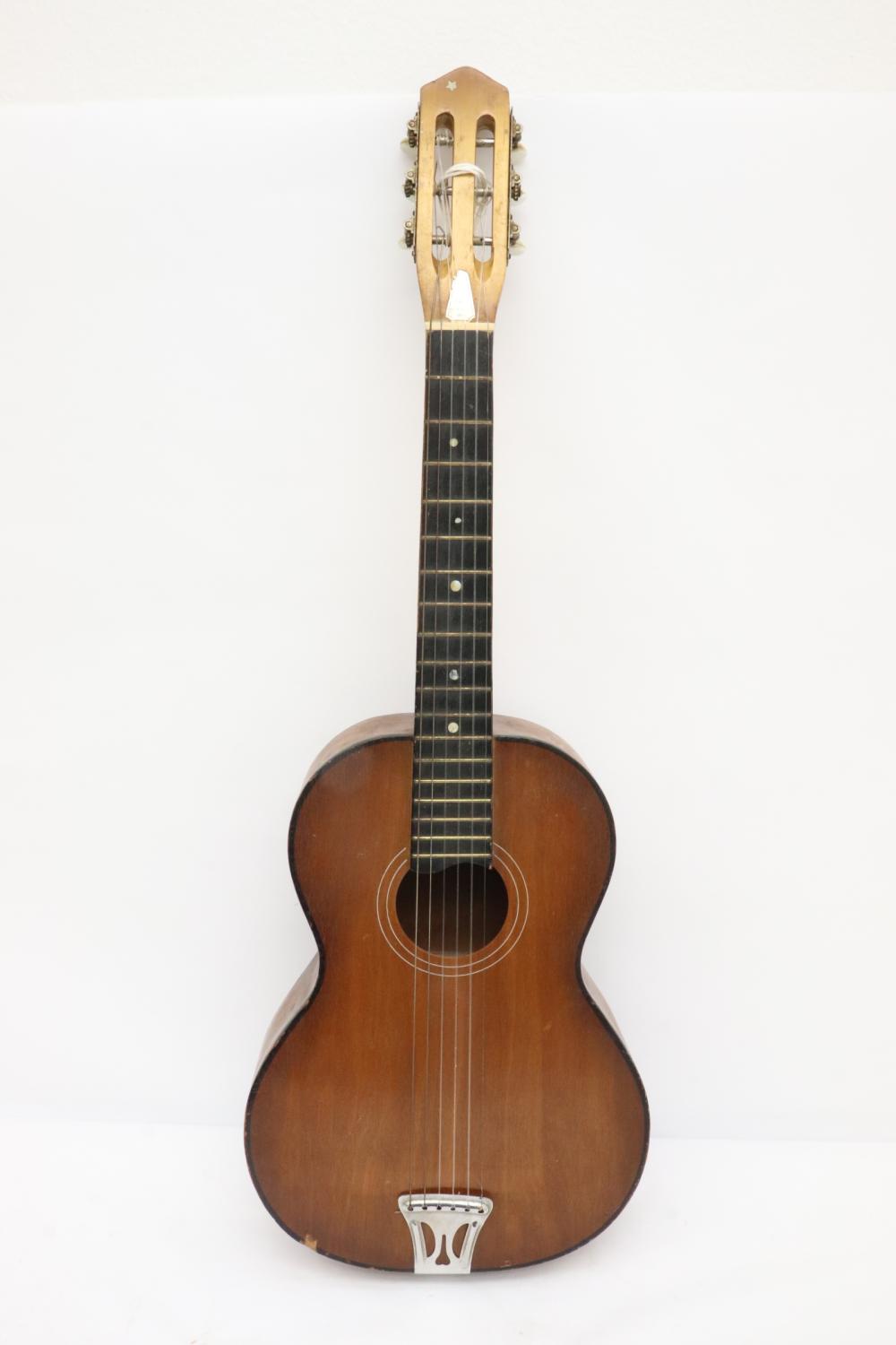 Vintage acoustic guitar