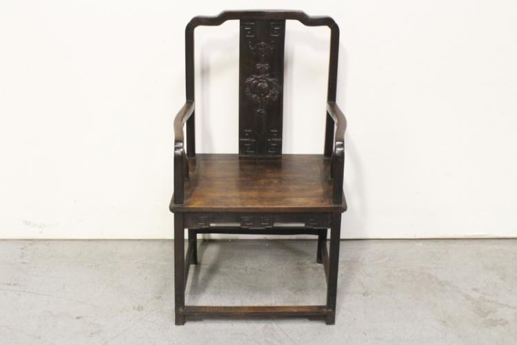 Chinese antique rosewood armchairs