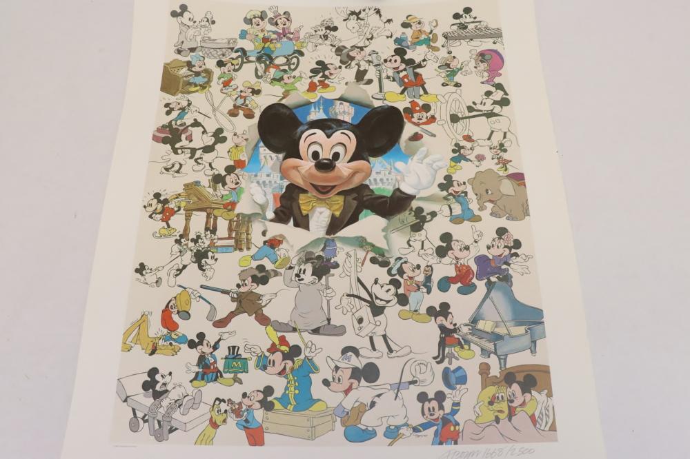 Lithograph, signed by Charles Boyer