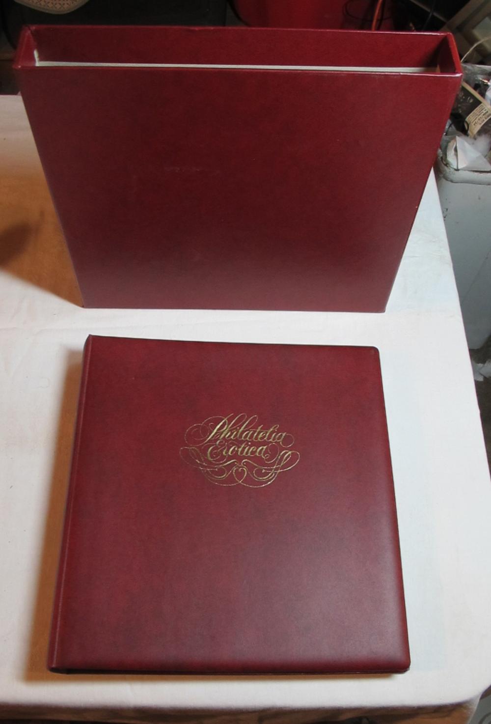 WORLDWIDE STAMP ALBUM PHILATELIA EROTICA NUDES GERMAN WITH SLIPCASE