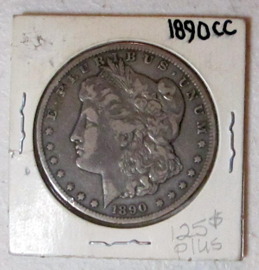 1890 CC MORGAN SILVER DOLLAR CARSON CITY