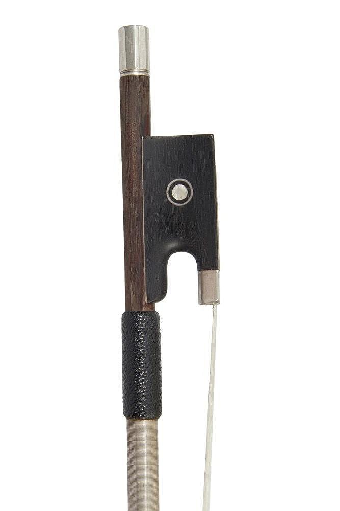 A SILVER-MOUNTED VIOLIN BOW EUGÈNE SARTORY (b Mirecourt, 1871; d Paris, 1946)