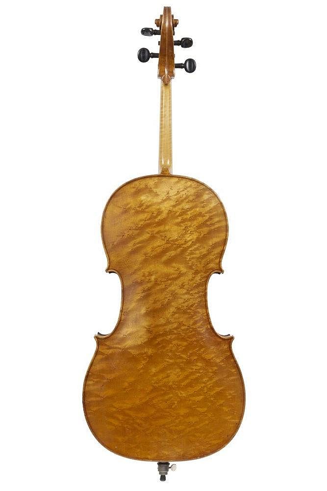 A CELLO FRANZ JOHANN GLASS (b Brunndöbra, 1847; d Leipzig, 1935)
