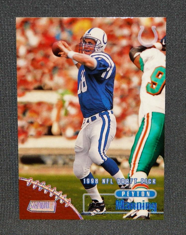 1998 Stadium Club - Peyton Manning Rookie Card