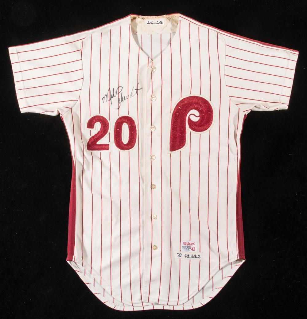 Outstanding 1973 Mike Schmidt autographed Rookie Season...