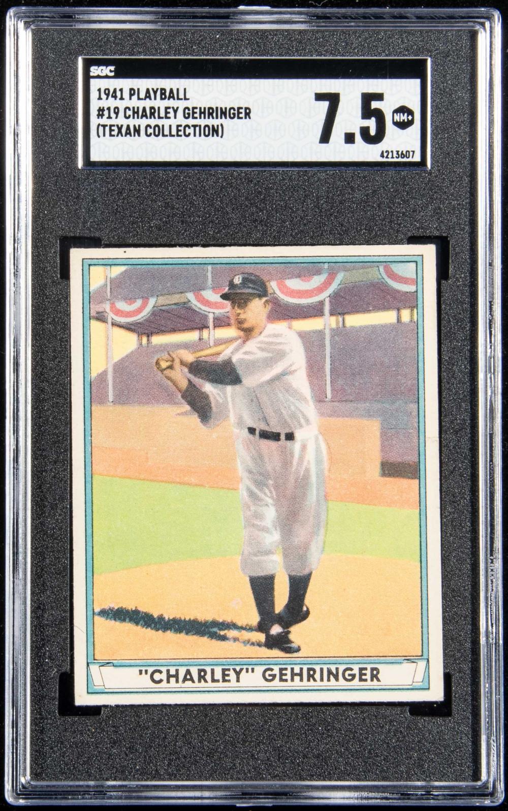1941 Play Ball #19 Charles Gehringer.