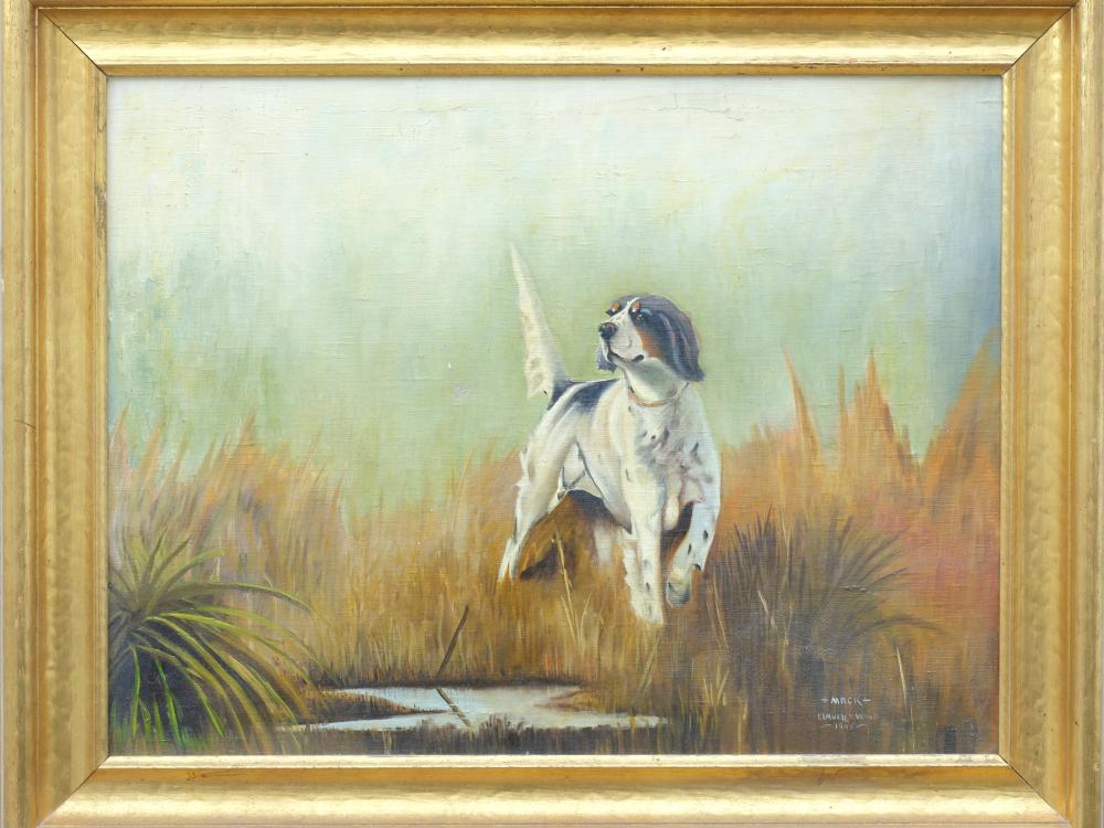 Lem Ward (1896-1984), oil on canvas.
