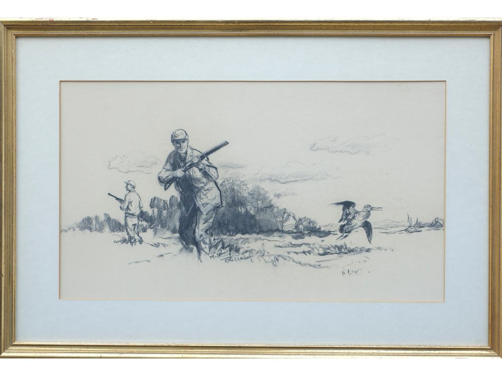 Arthur Fuller, charcoal on paper.