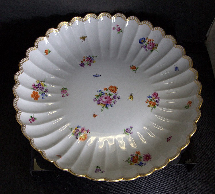 Meissen Hand Painted Porcelain Dish