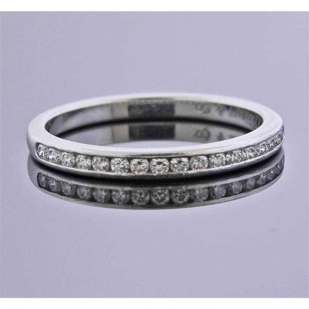 Tiffany & Co Platinum Diamond Band Ring