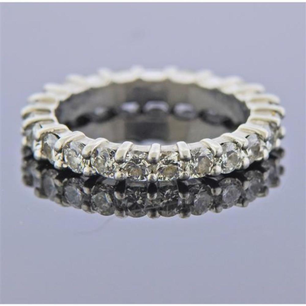 Platinum Diamond Eternity Band Ring