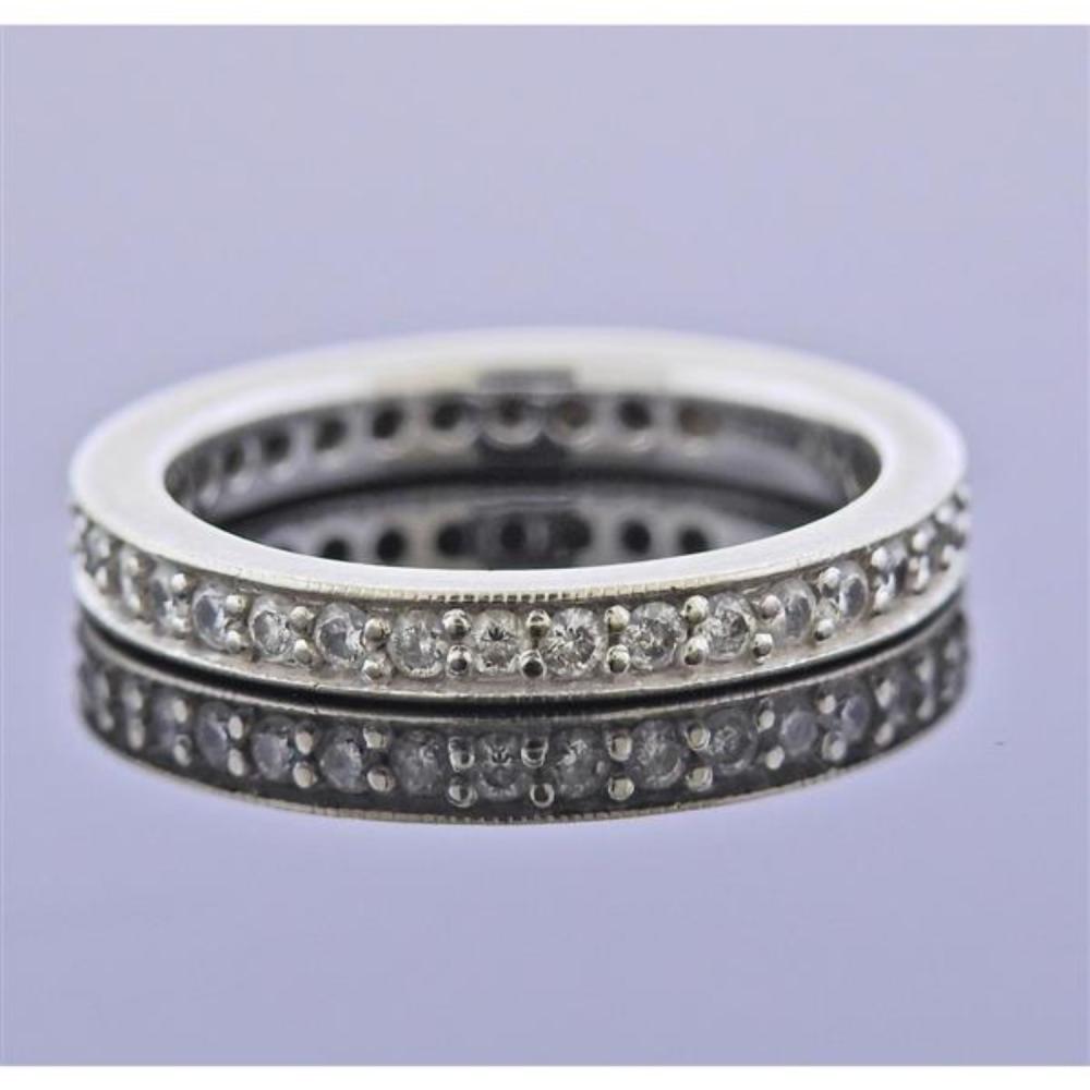 14K Gold Diamond Eternity Band Ring