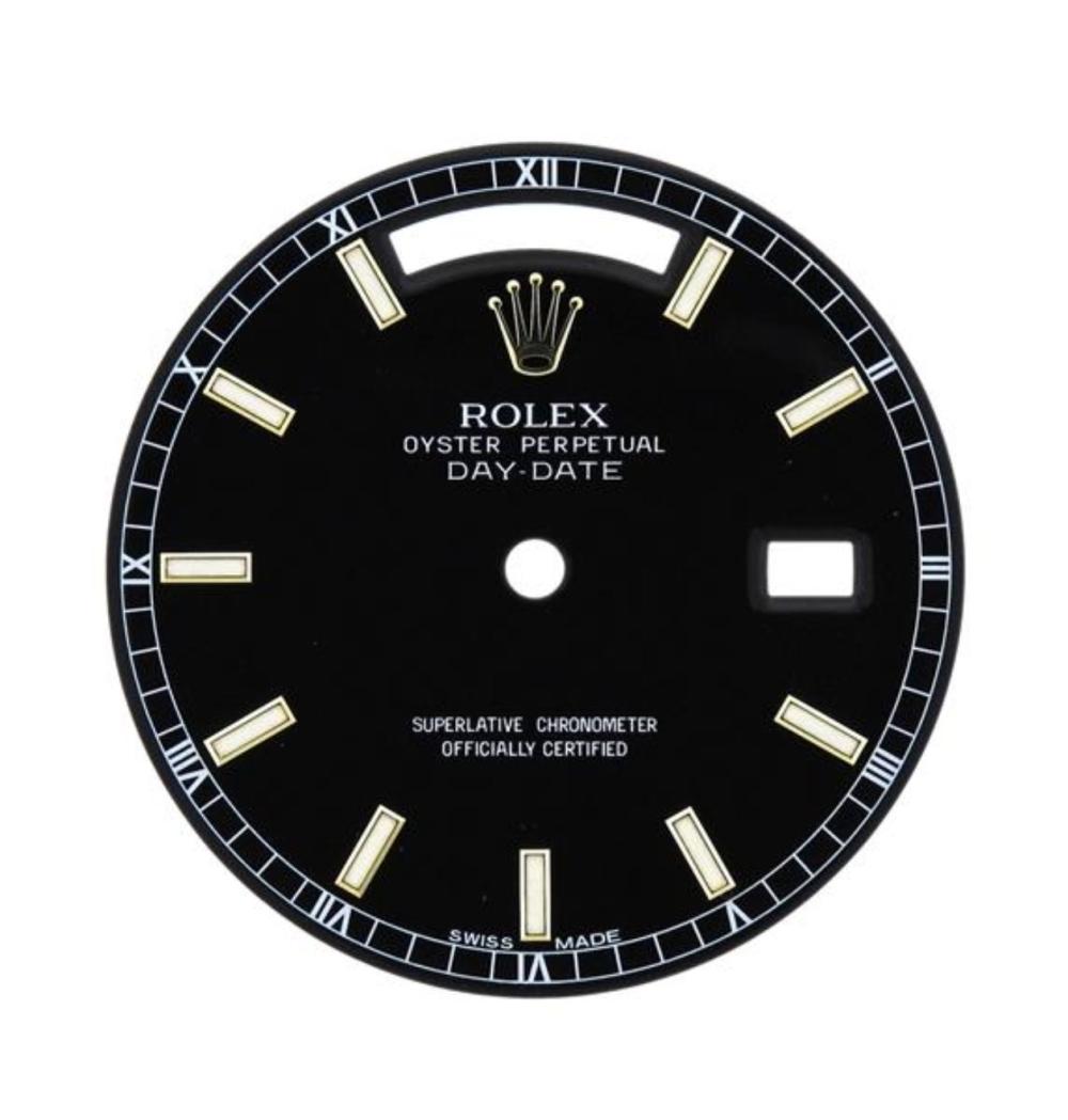 Rolex Oyster Day Date Black Watch Dial