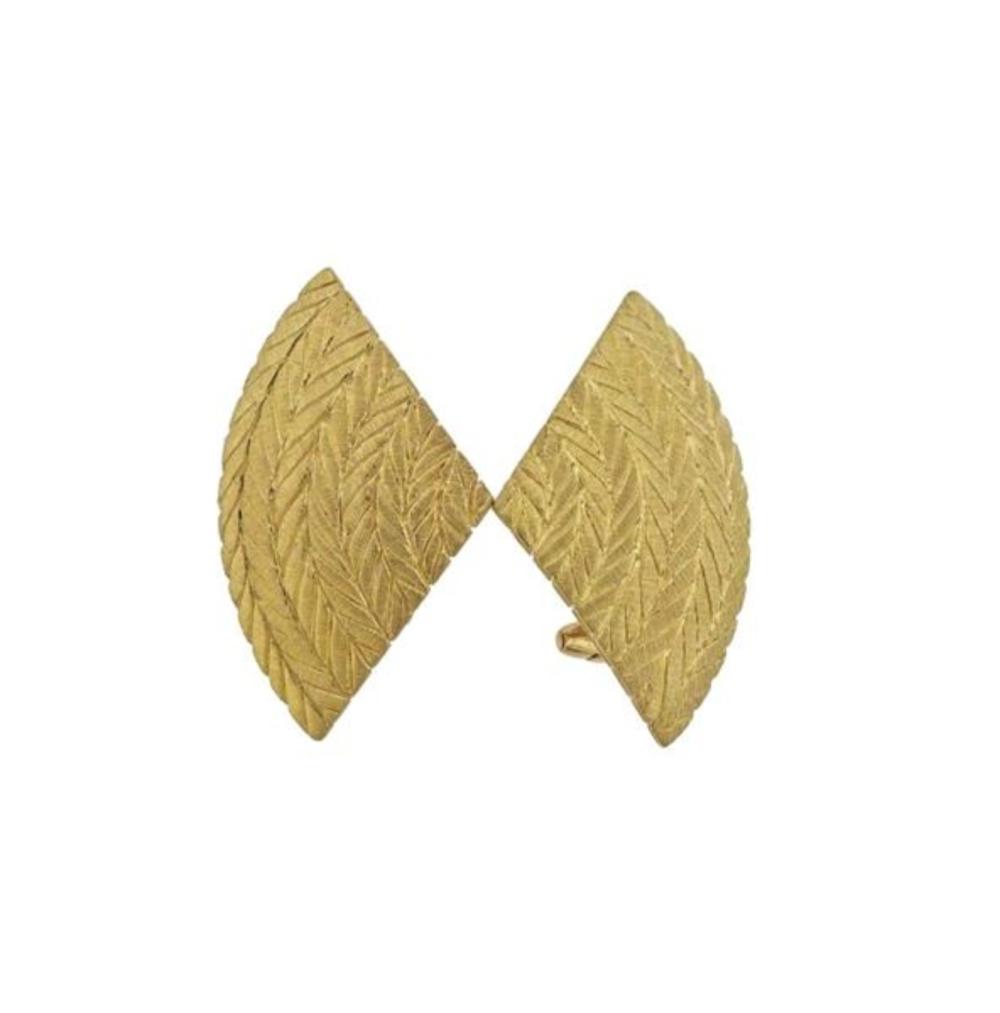 Buccellati 18k Yellow Gold Earrings