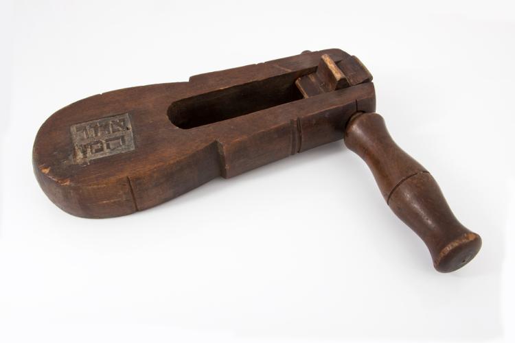 A Wooden Purim Gregger, Poland or Germany, 19th Century