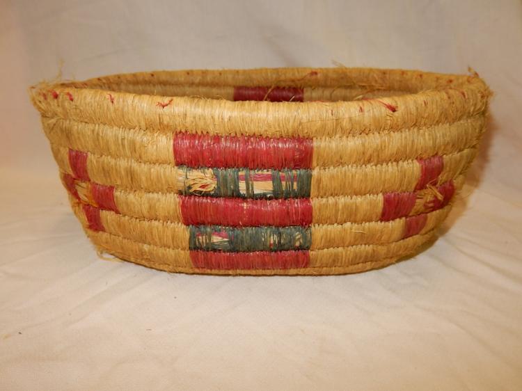 Original hand woven Native American basket