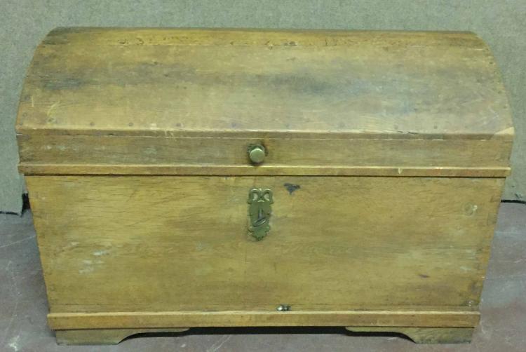 Antique Domed Top Trunk