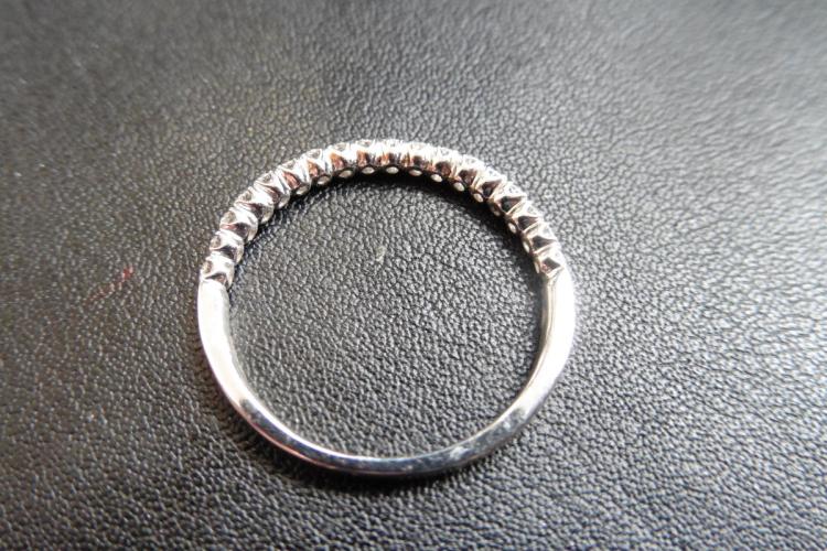 18ct white gold diamond eternity style ring