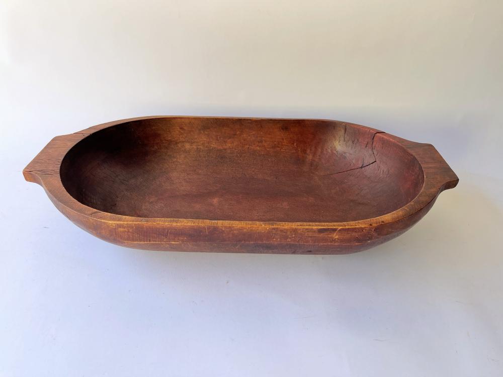 EARLY WOODEN DOUGH BOWL