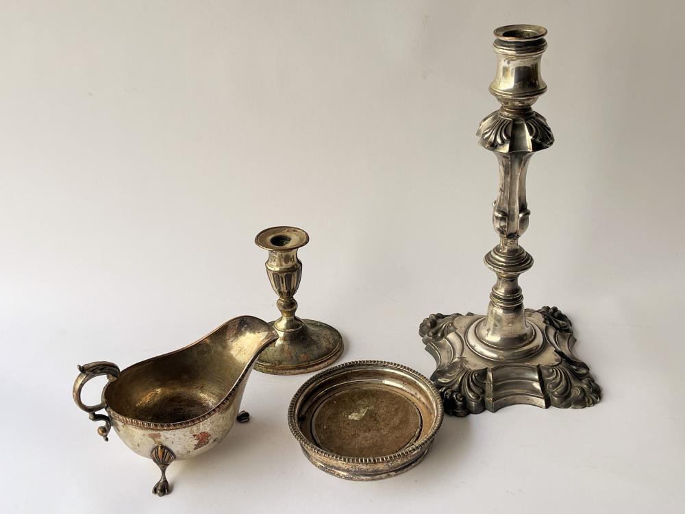 GROUPING OF SILVER PLATED ITEMS