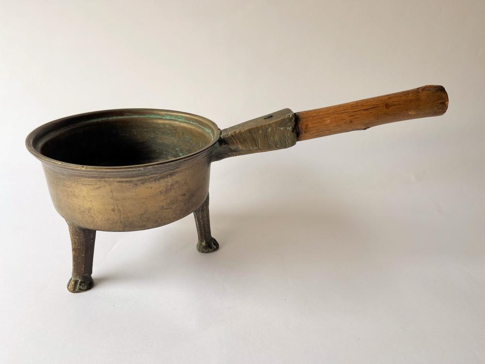 EARLY 17TH C TRIFID BRONZE POSNET