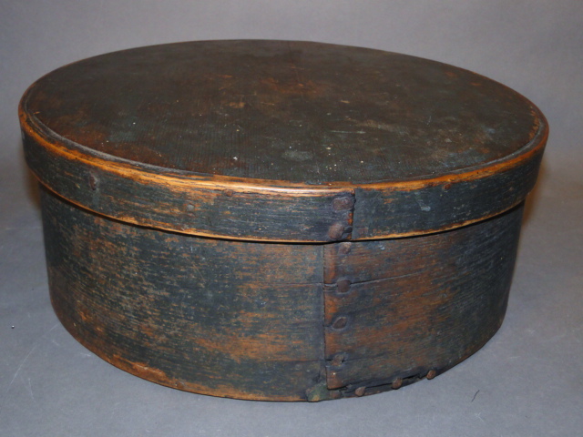 19TH C PAINTED PANTRY BOX