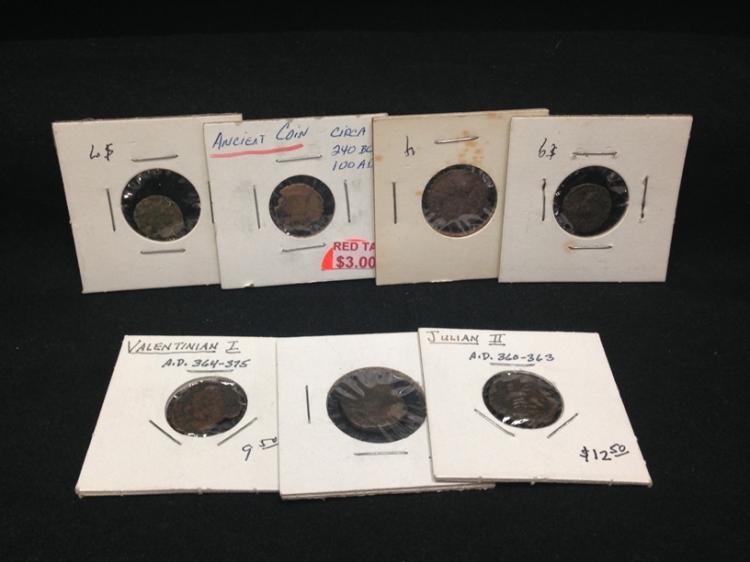 Lot of (7) Ancient Coins