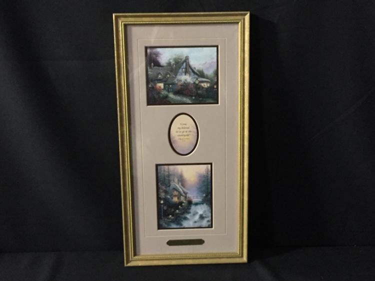 Thomas Kinkade "LOVE" framed print.