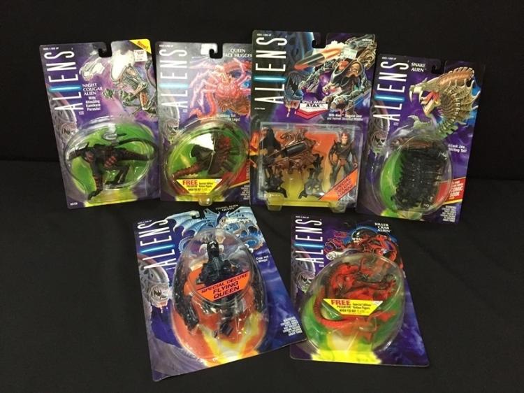 (6) NIB Kenner ALIENS & ALIENS vs PREDATOR Action