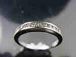 Diamond Twelve Stone Channel Set Half Eternity