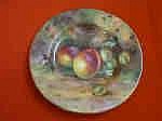 Royal Worcester Fruit Painted Plate Signed K.