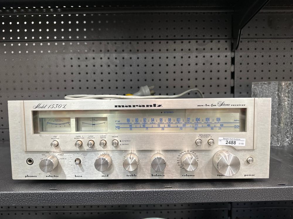 Marantz Vintage Stereo Receiver, model 1530L