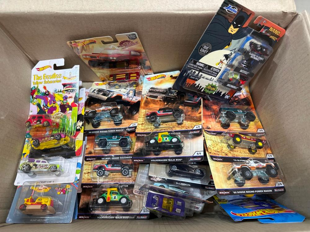 Collection of Hot wheels die cast model vehicles