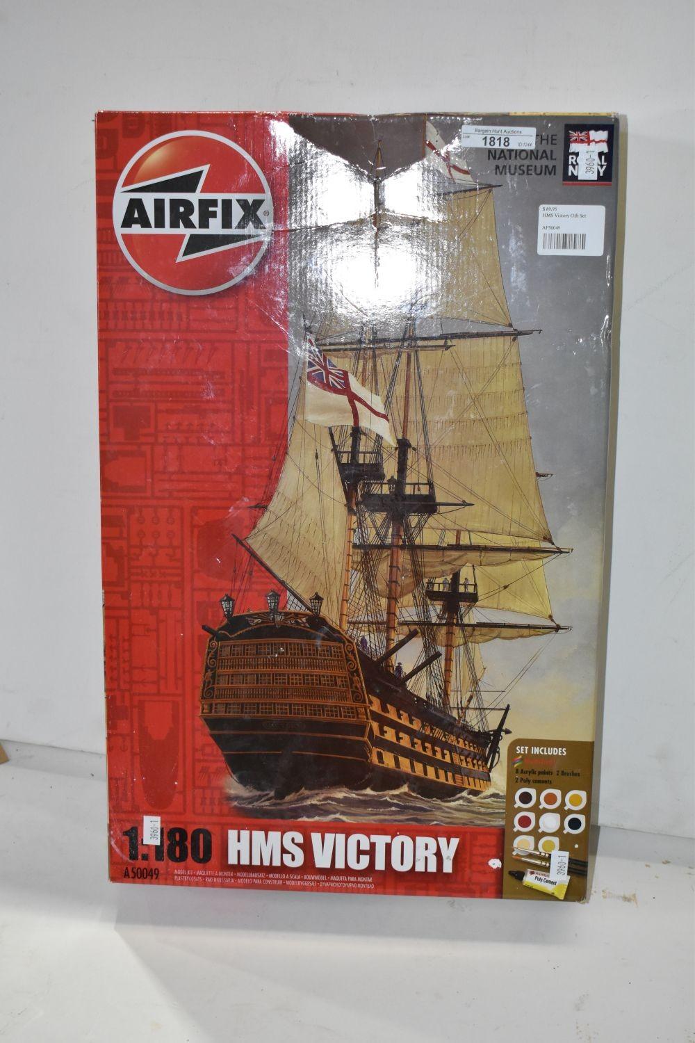 Large 1-180 Airfix HMS Victory Model Kit.