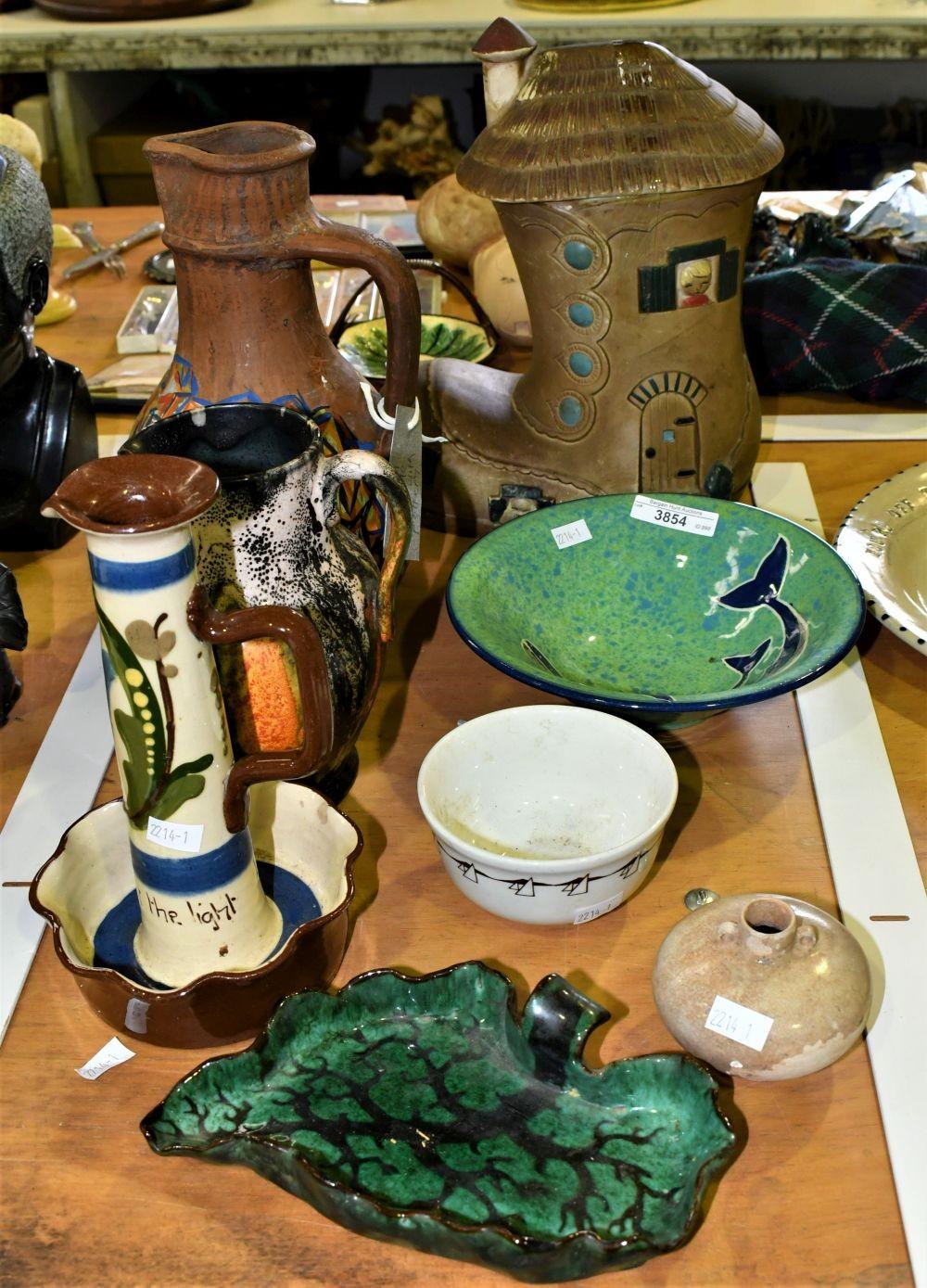 Mixed collection assorted pottery