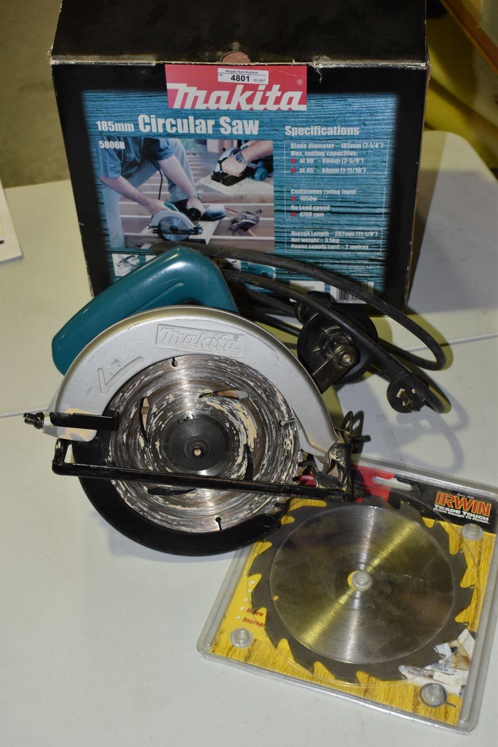 Makita 185mm Circular Saw Model 5806B