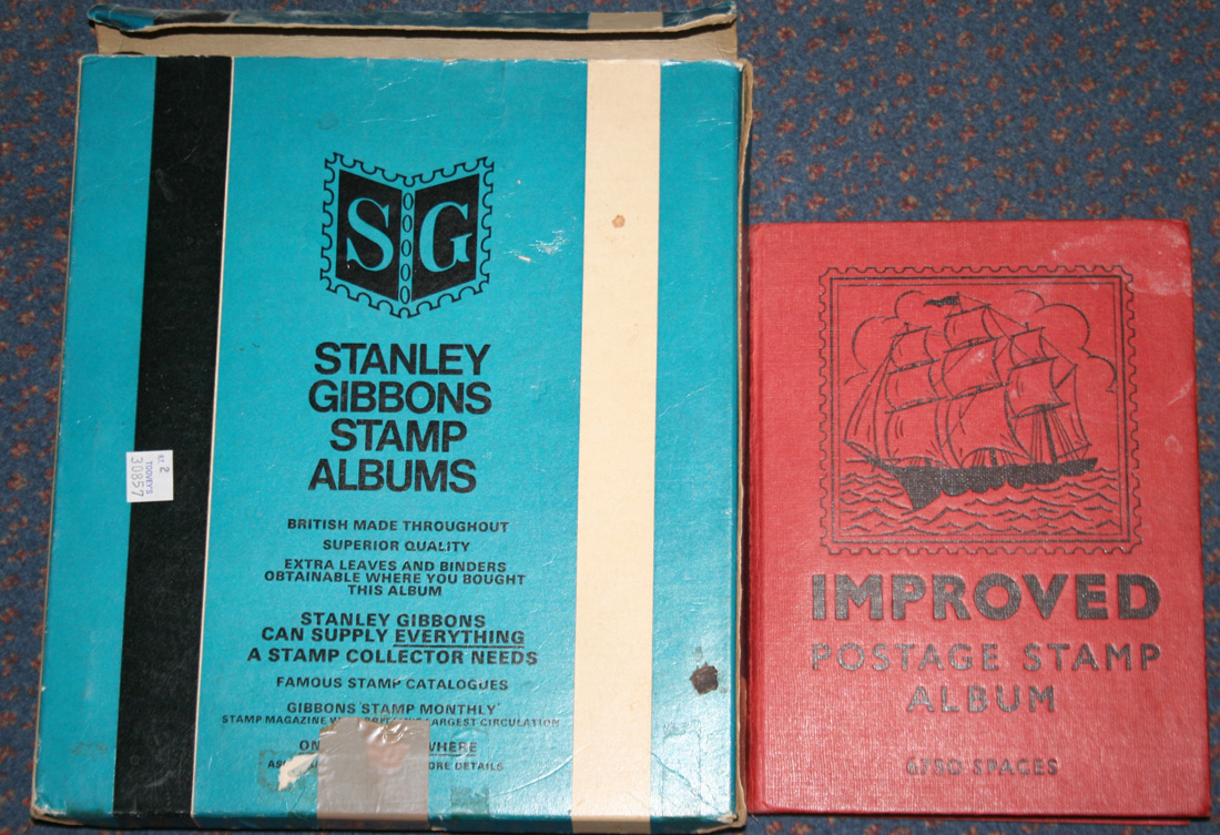 A STANLEY GIBBONS STAMP ALBUM