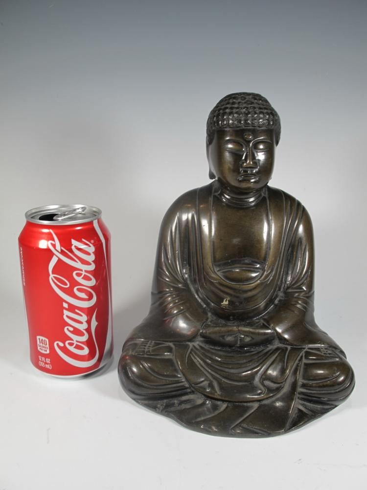 Antique Buddha bronze statue
