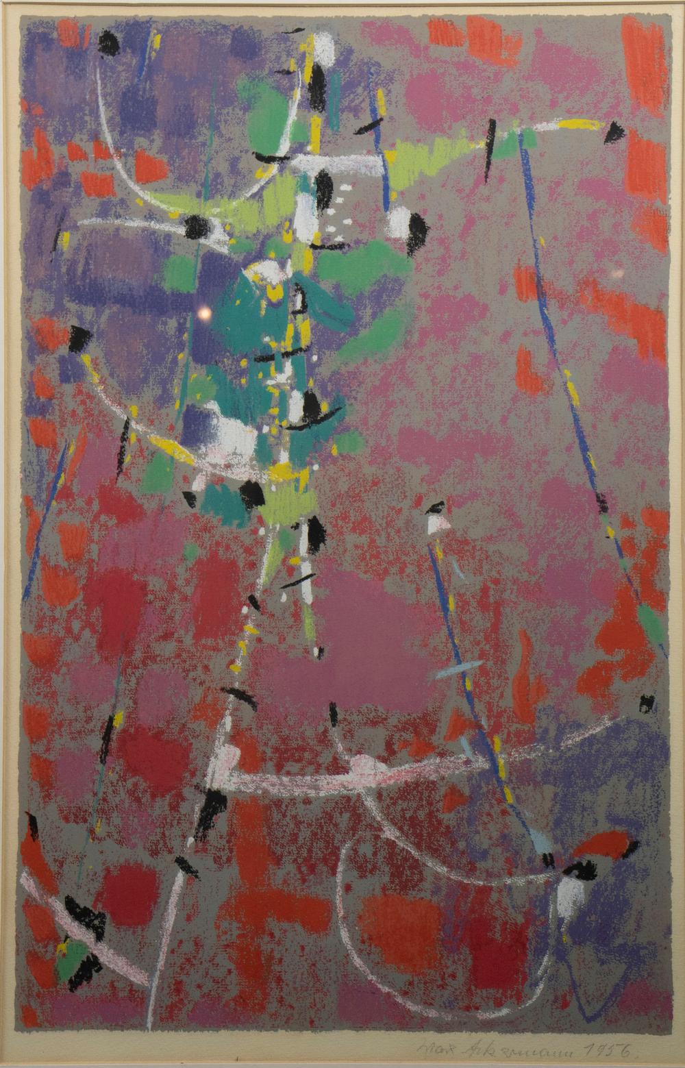 Max ACKERMANN (1887-1975, 'Abstrakte Komposition'/ An abstract composition, 1956