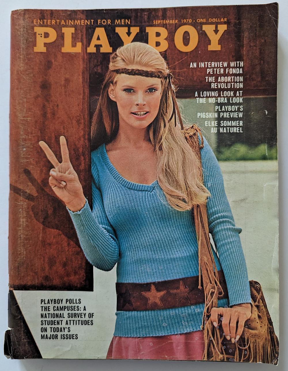 Vintage Magazine Playboy September, 1970