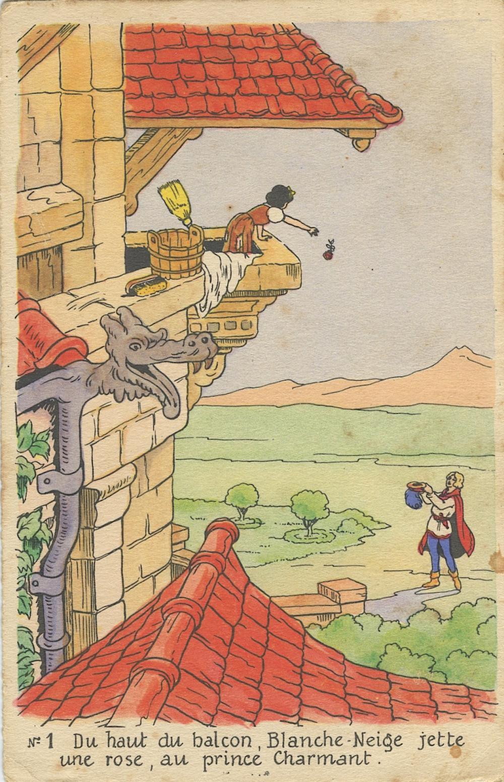 Antique Vintage Postcard Disney
