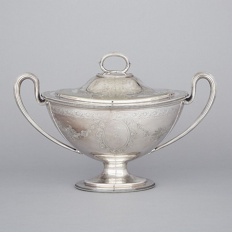Victorian Silver Plated Covered Soup Tureen
