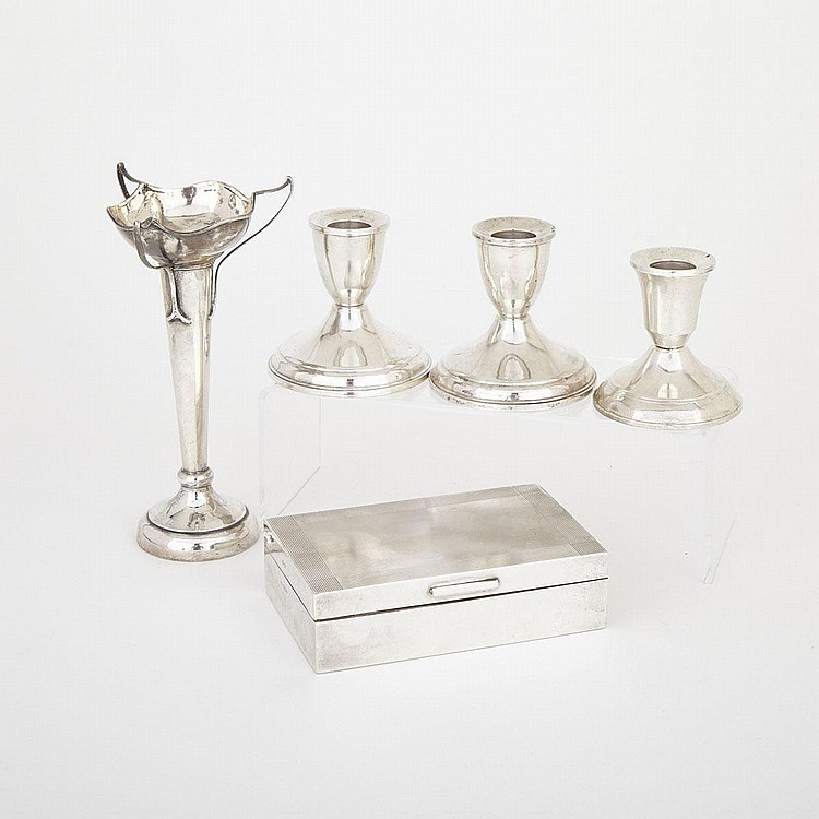 ENGLISH SILVER CIGARETTE BOX